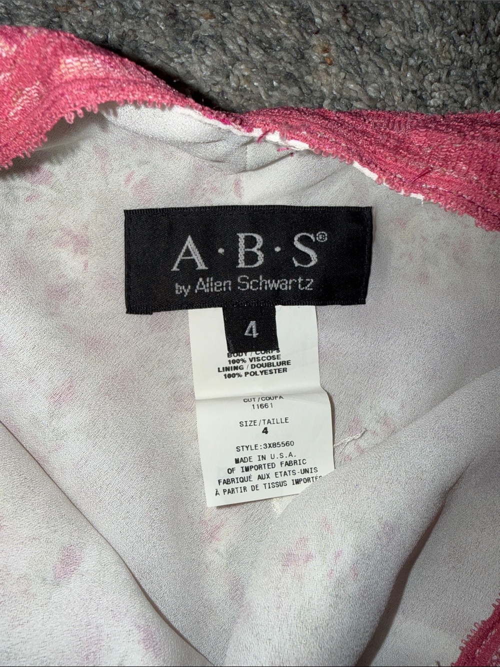 Vintage A.B.S by Allen Schwartz Halter Dress - Picture 4 of 5